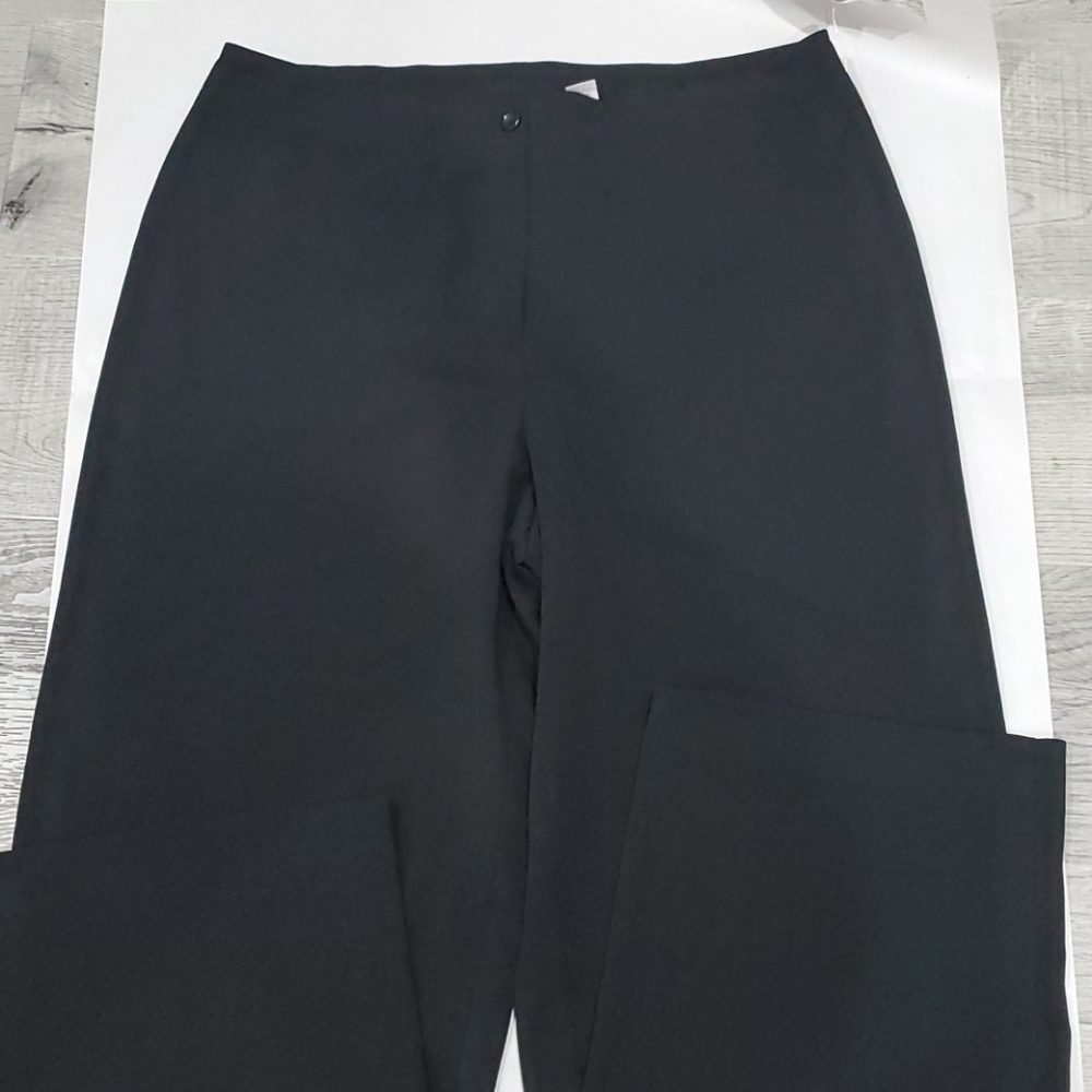 Women's Casual Wide Leg Palazzo Black Pants Trousers Size 14  NEW